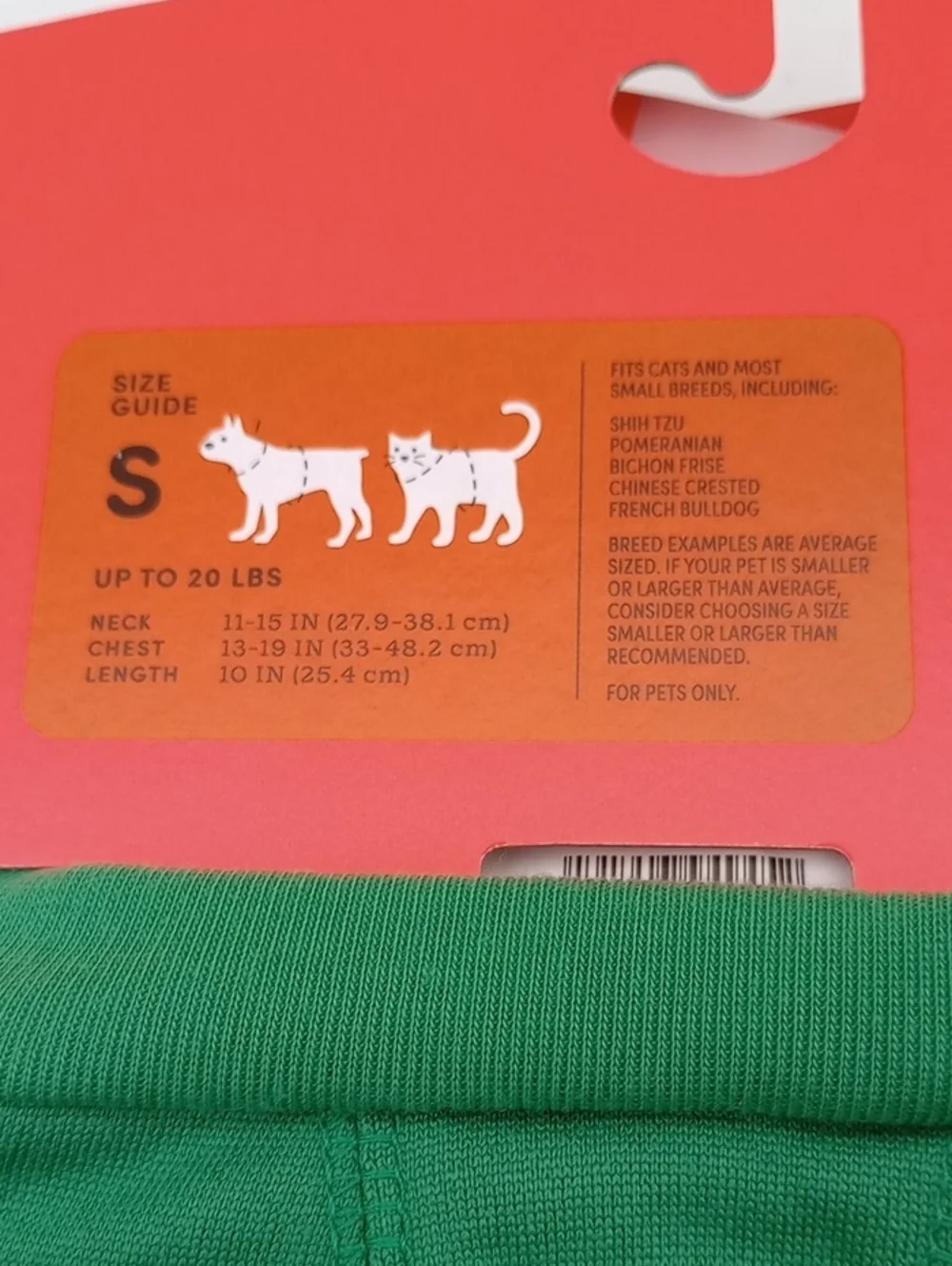NWT Boots & Barkley Green Pet Sweatshirt with White Snowflake Accent